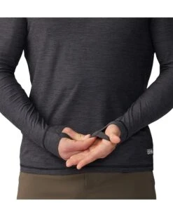 Mountain Hardwear Chill Action Long Sleeve Crew | Shirts & Tops -Comfy Outfit Shop 812n57IE1GL. AC SR736920