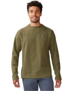 Mountain Hardwear Summit Grid Long Sleeve Crew | Shirts & Tops -Comfy Outfit Shop 81PMhkVYO6L. AC SR736920